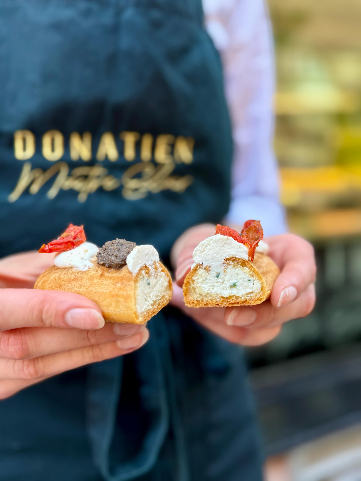 Eclair olive raifort Strasbourg pâtisserie artisanale
