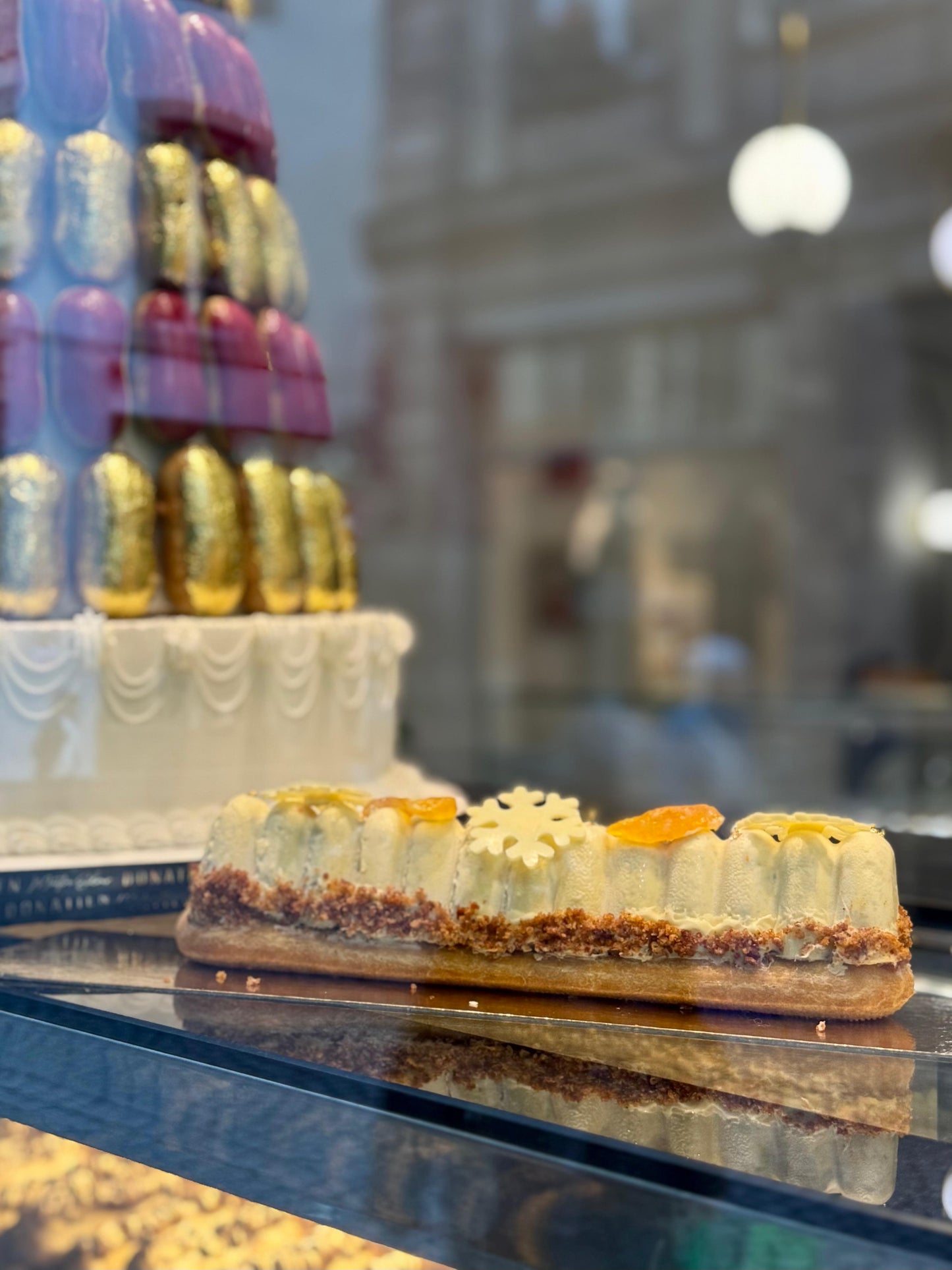 Eclair géant de Noël, 4 à 6 parts - Disponible uniquement les 23, 24 et 25 décembre