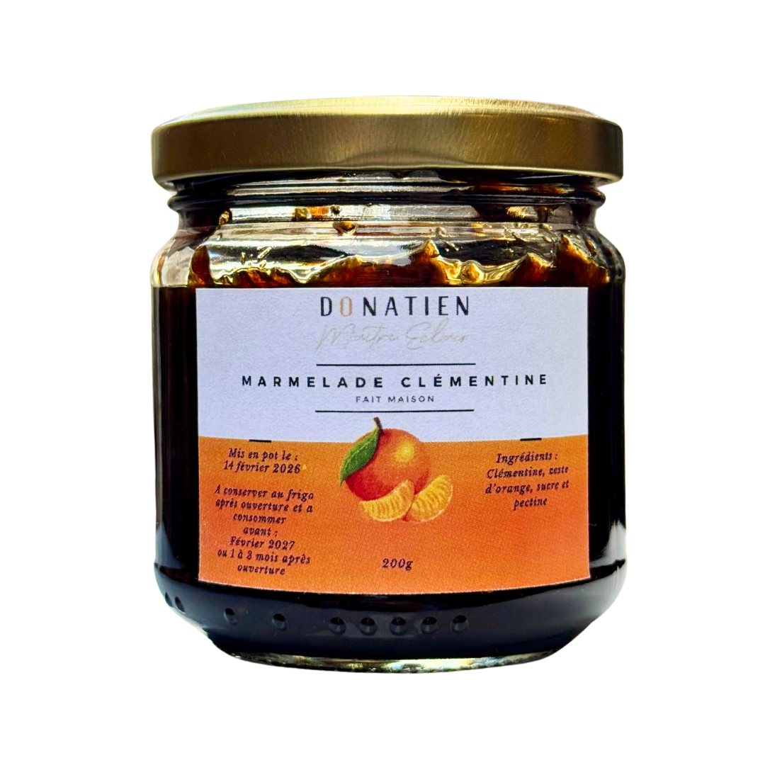 Marmelade clémentine Strasbourg pâtisserie artisanale