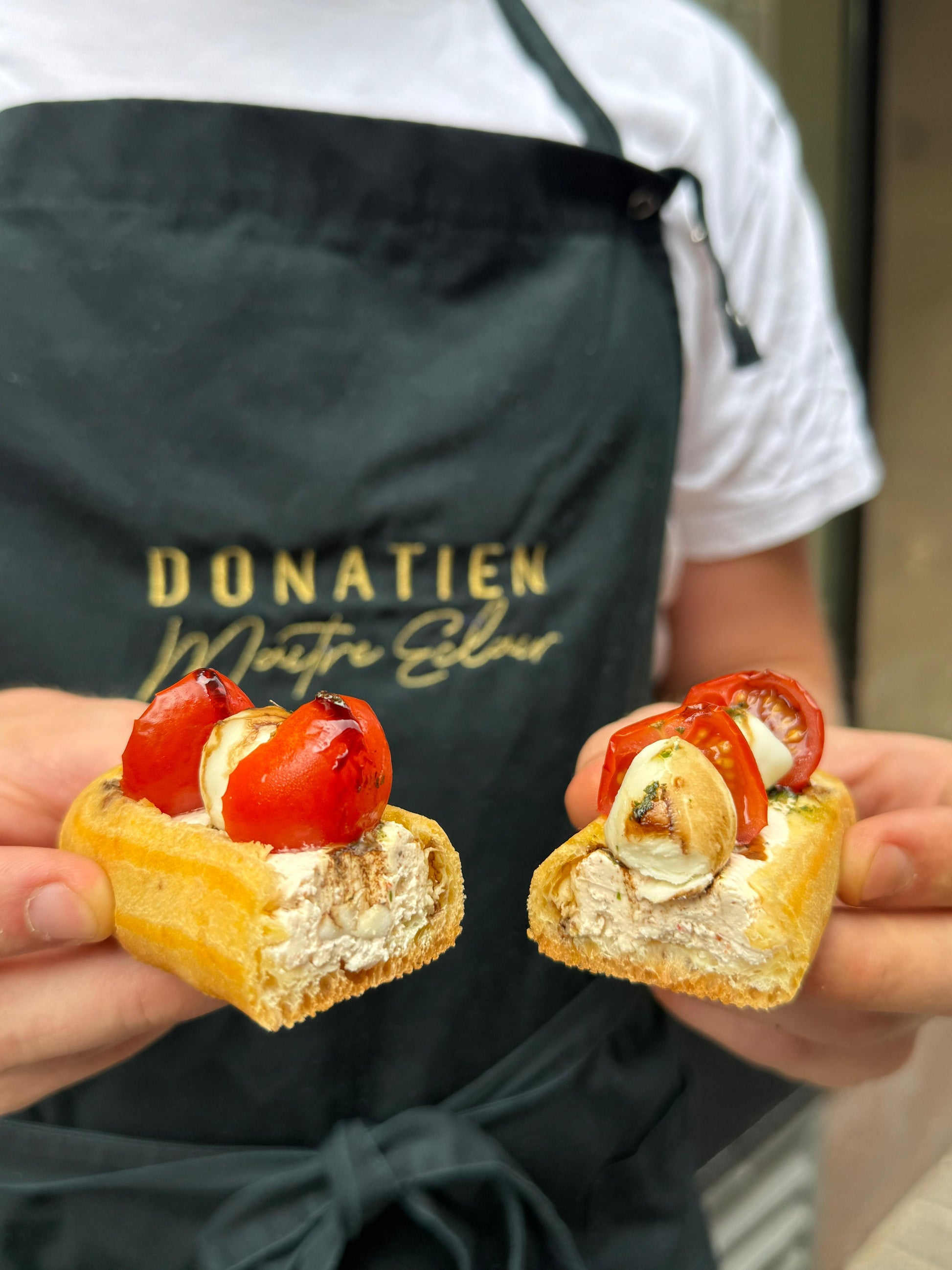 éclair tomate mozzarella Strasbourg pâtisserie artisanale