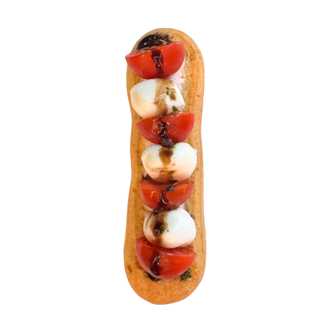 éclair tomate mozarrella Strasbourg pâtisserie artisanale