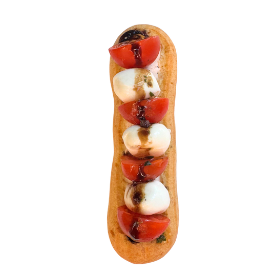 éclair tomate mozarrella Strasbourg pâtisserie artisanale