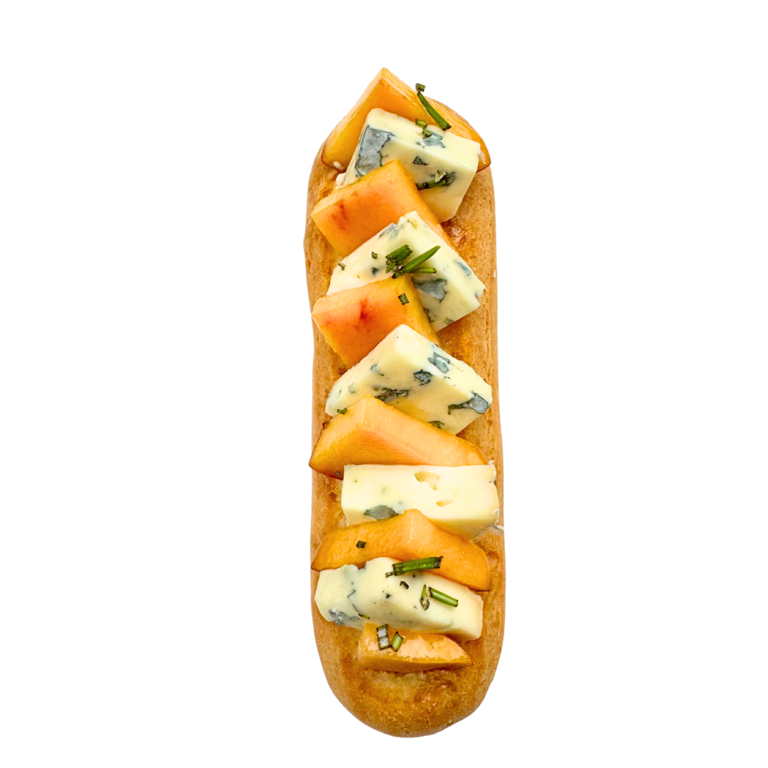 éclair pêche fourme d'ambert Strasbourg pâtisserie artisanale